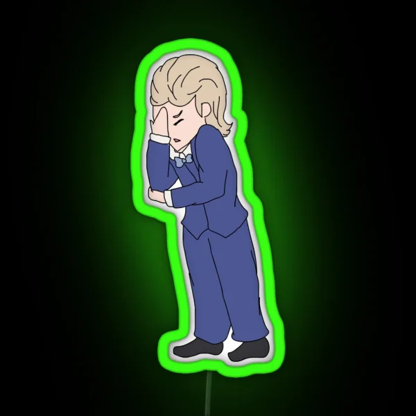 My Choker Jean Paul Facepalm RGB Neon Sign