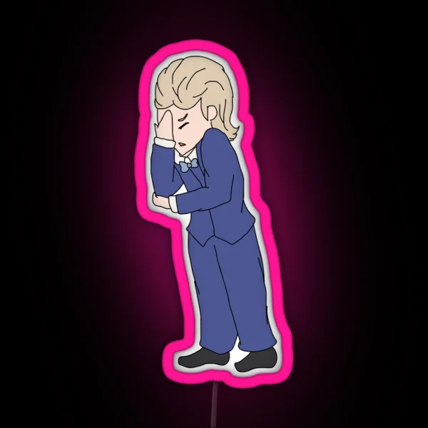 My Choker Jean Paul Facepalm RGB Neon Sign