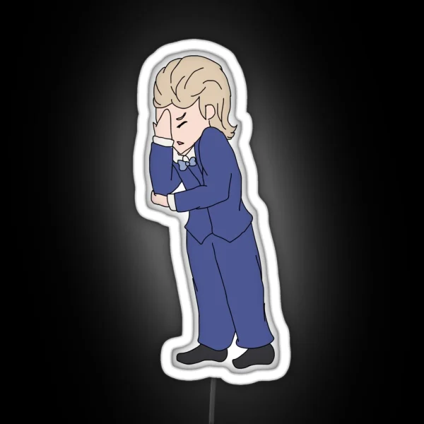 My Choker Jean Paul Facepalm RGB Neon Sign