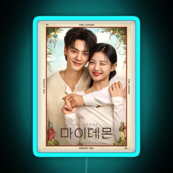 My Demon Kdrama Kim You Jung Song Kang RGB Neon Sign