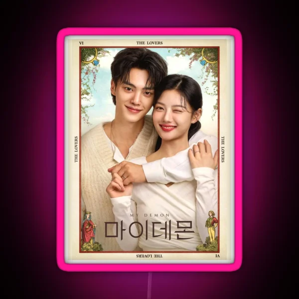 My Demon Kdrama Kim You Jung Song Kang RGB Neon Sign