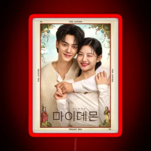 My Demon Kdrama Kim You Jung Song Kang RGB Neon Sign