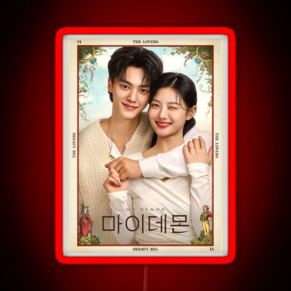 My Demon Kdrama Kim You Jung Song Kang RGB Neon Sign