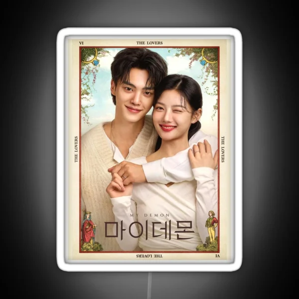 My Demon Kdrama Kim You Jung Song Kang RGB Neon Sign