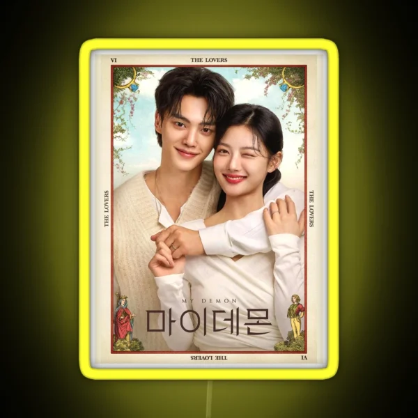 My Demon Kdrama Kim You Jung Song Kang RGB Neon Sign