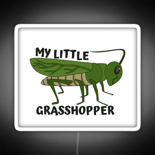 MY LITTLE GRASSHOPPER RGB Neon Sign