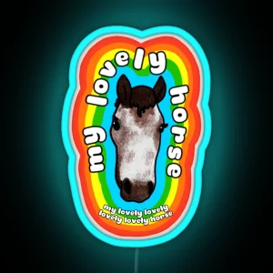 My Lovely Horse Father Ted RGB Neon Sign