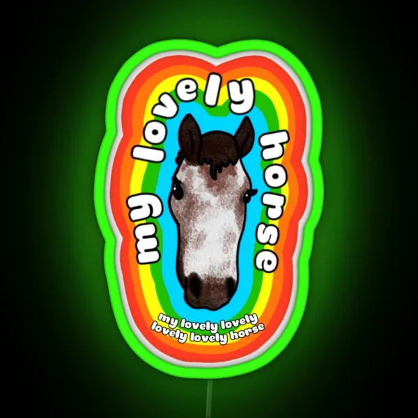 My Lovely Horse Father Ted RGB Neon Sign