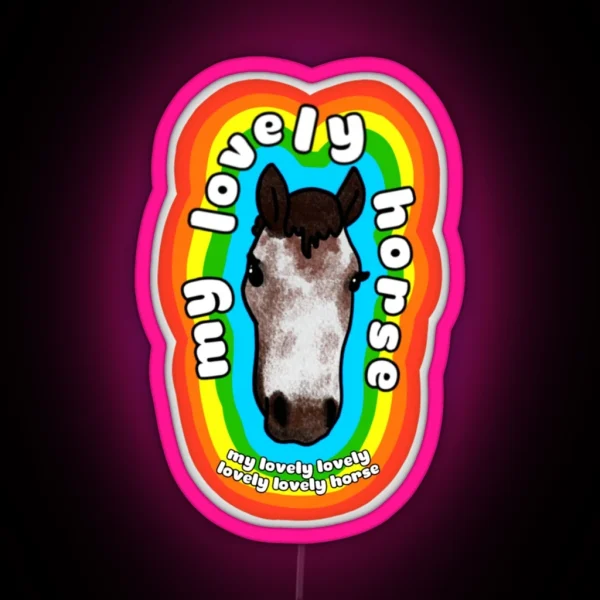 My Lovely Horse Father Ted RGB Neon Sign