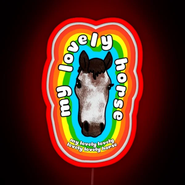 My Lovely Horse Father Ted RGB Neon Sign