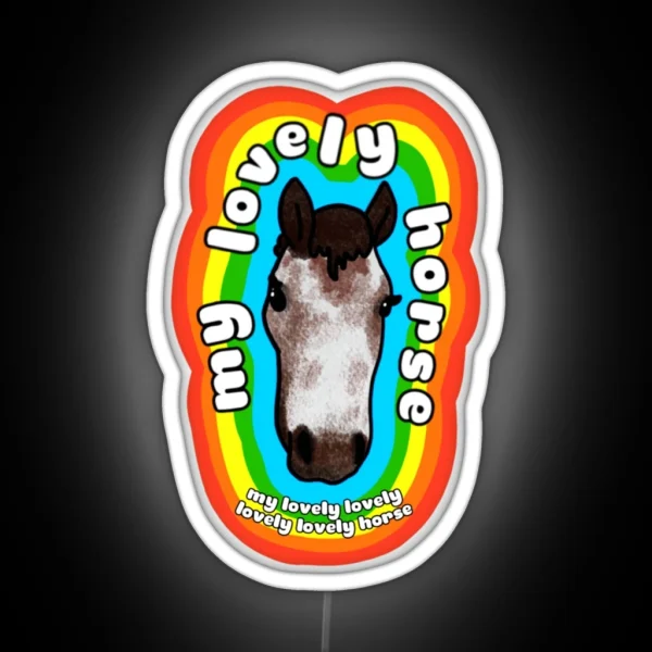 My Lovely Horse Father Ted RGB Neon Sign