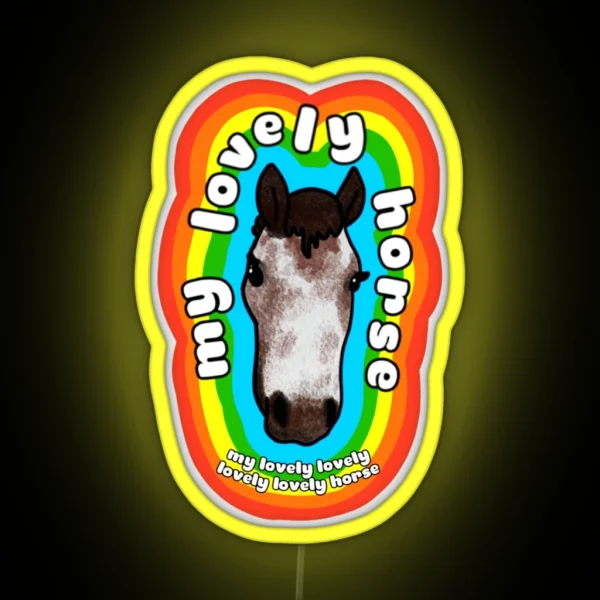 My Lovely Horse Father Ted RGB Neon Sign