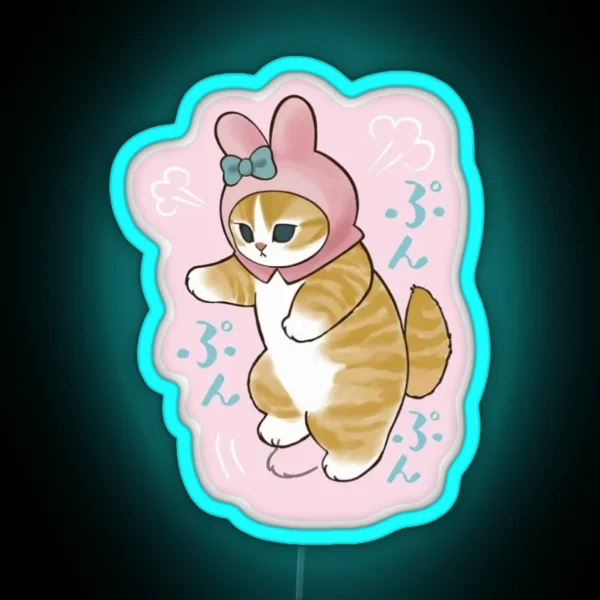 My Melody Mofusand RGB Neon Sign