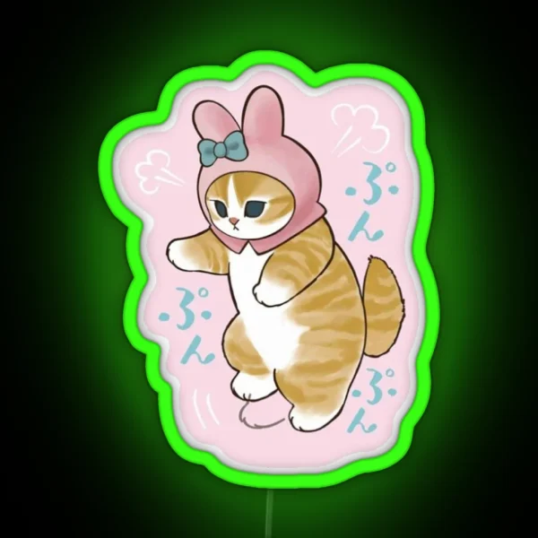 My Melody Mofusand RGB Neon Sign