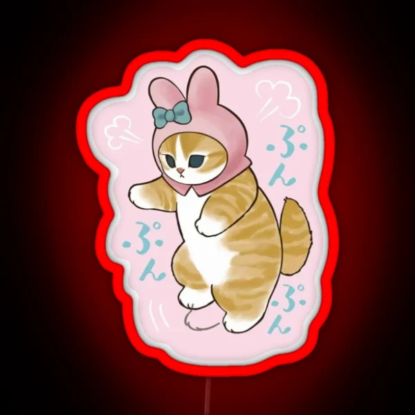 My Melody Mofusand RGB Neon Sign