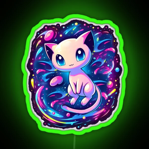 My Pretty Little Cat RGB Neon Sign