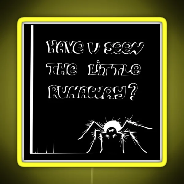 My Spider Escaped RGB Neon Sign