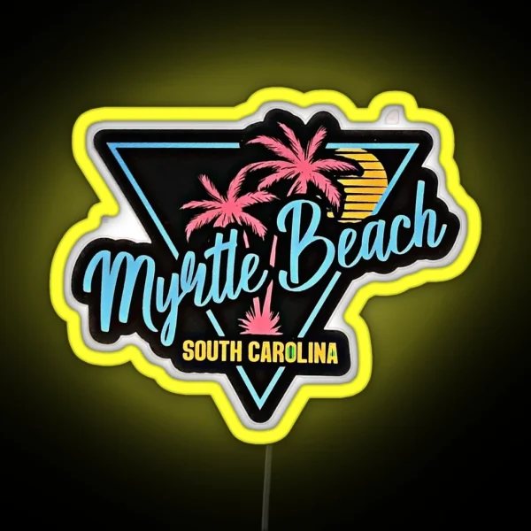 Myrtle Beach Neon Sign RGB Neon Sign