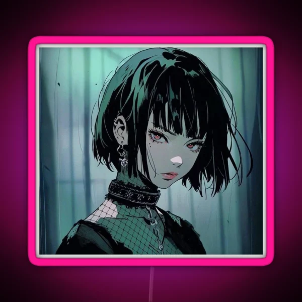 Mysterious Figure RGB Neon Sign