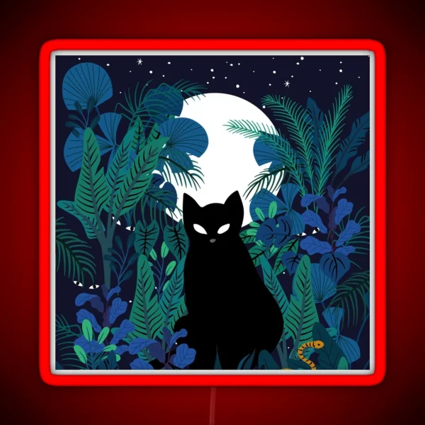 Mystical Cat RGB Neon Sign