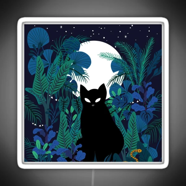 Mystical Cat RGB Neon Sign