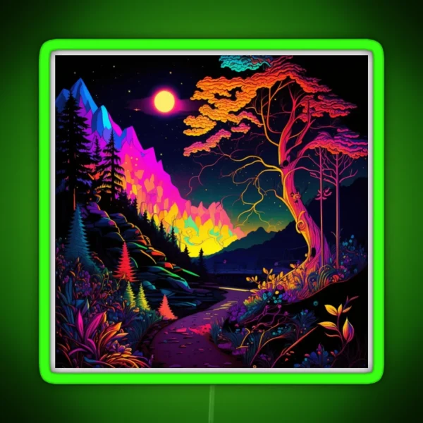 Mystical Path RGB Neon Sign