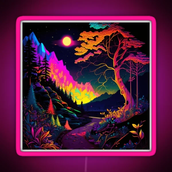 Mystical Path RGB Neon Sign