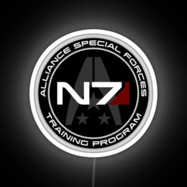 N7 Recruit Patch RGB Neon Sign