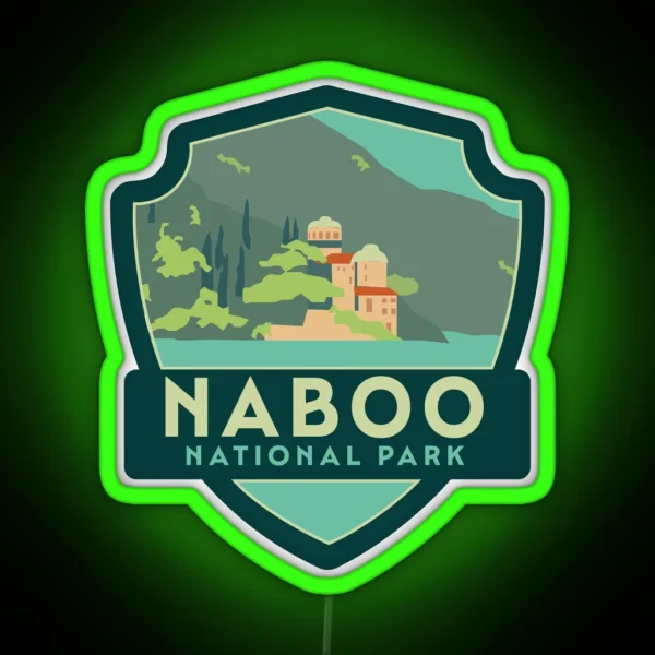 Naboo National Park RGB Neon Sign