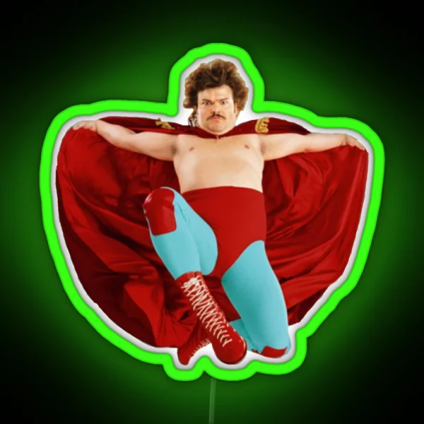 Nacho Libre Flying Led RGB Neon Sign