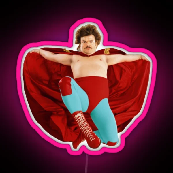 Nacho Libre Flying Led RGB Neon Sign