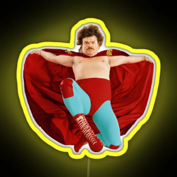 Nacho Libre Flying Led RGB Neon Sign