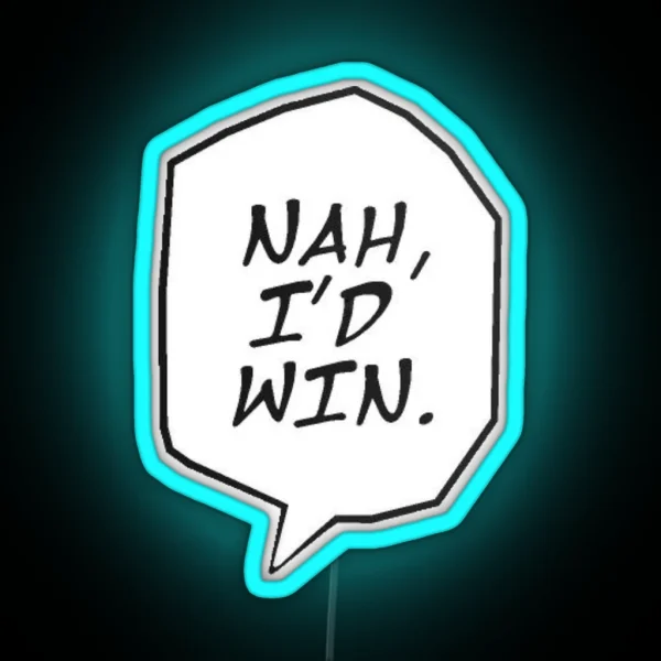 Nah I D Win Gojo RGB Neon Sign