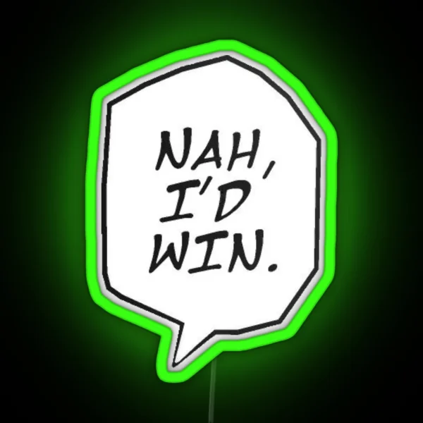 Nah I D Win Gojo RGB Neon Sign