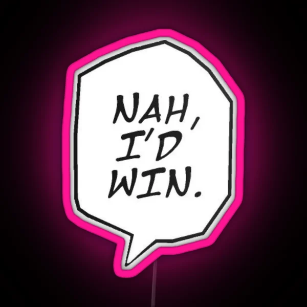Nah I D Win Gojo RGB Neon Sign