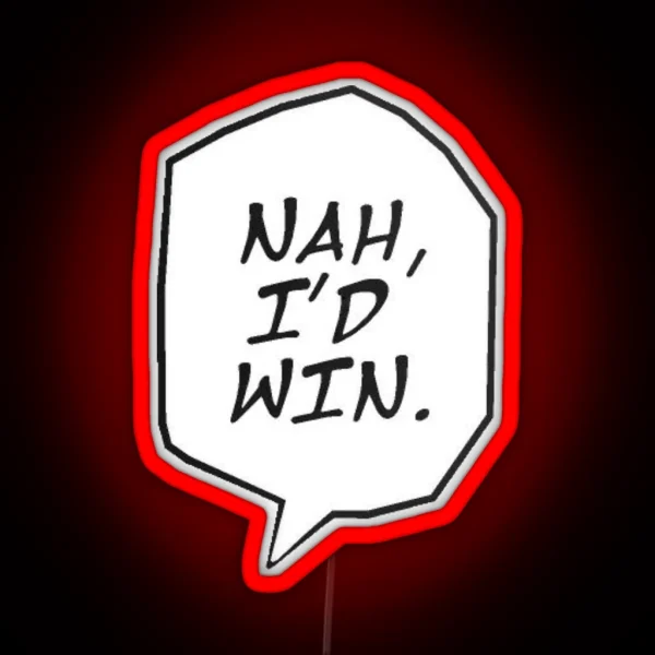 Nah I D Win Gojo RGB Neon Sign