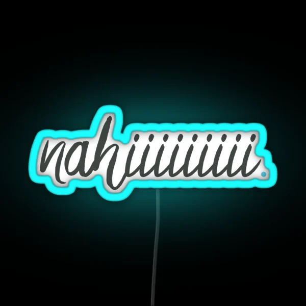 Nahiiiiii RGB Neon Sign
