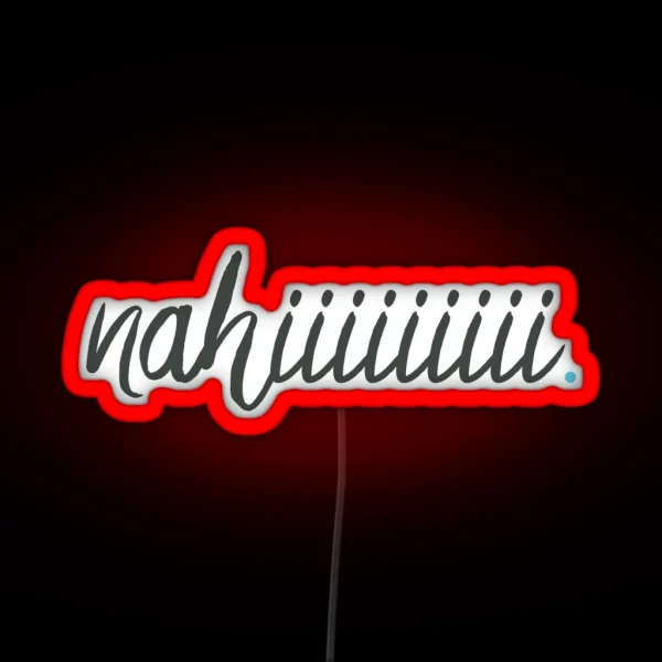 Nahiiiiii RGB Neon Sign