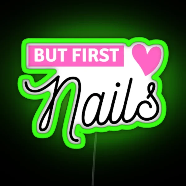 Nail Art Lover Fall Nail Designs RGB Neon Sign