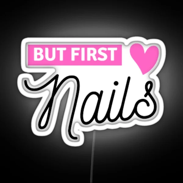 Nail Art Lover Fall Nail Designs RGB Neon Sign