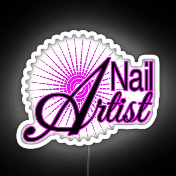 Nail Artist Design Nail Art Nail Tech Nail RGB Neon Sign