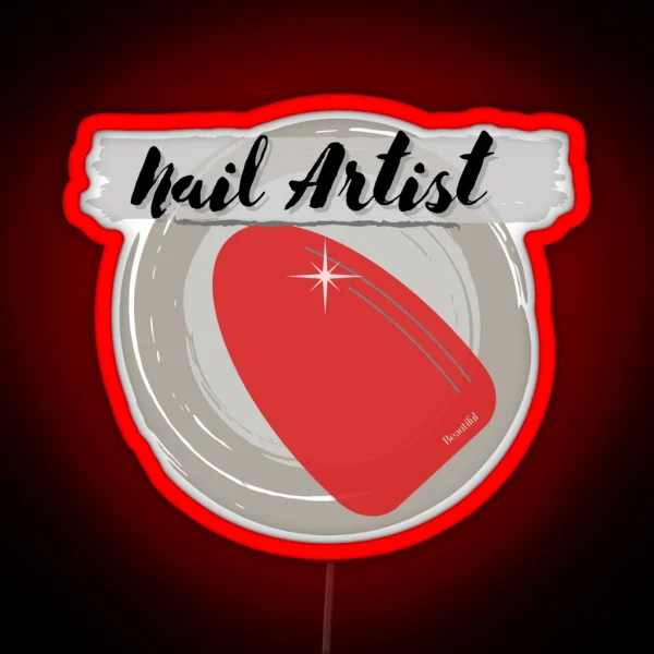 Nail Artist RGB Neon Sign