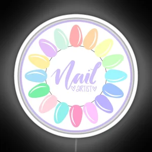 Nail Artist RGB Neon Sign