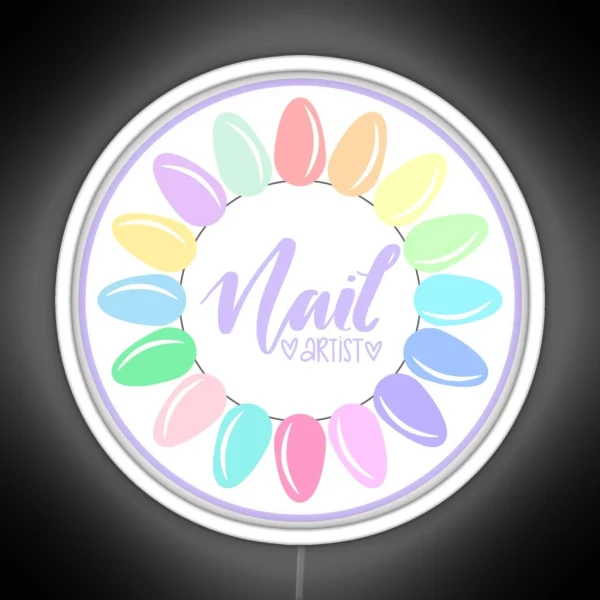 Nail Artist RGB Neon Sign