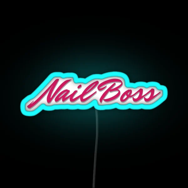 Nail Boss RGB Neon Sign