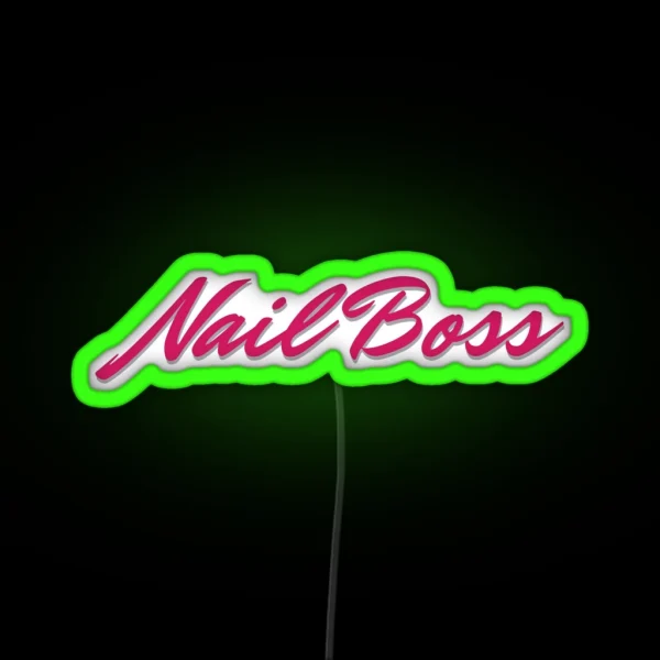 Nail Boss RGB Neon Sign