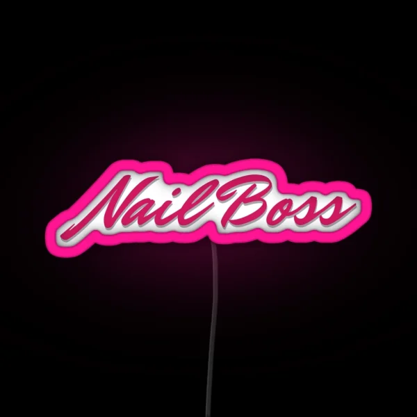 Nail Boss RGB Neon Sign