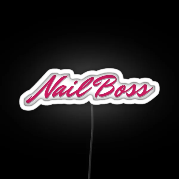 Nail Boss RGB Neon Sign