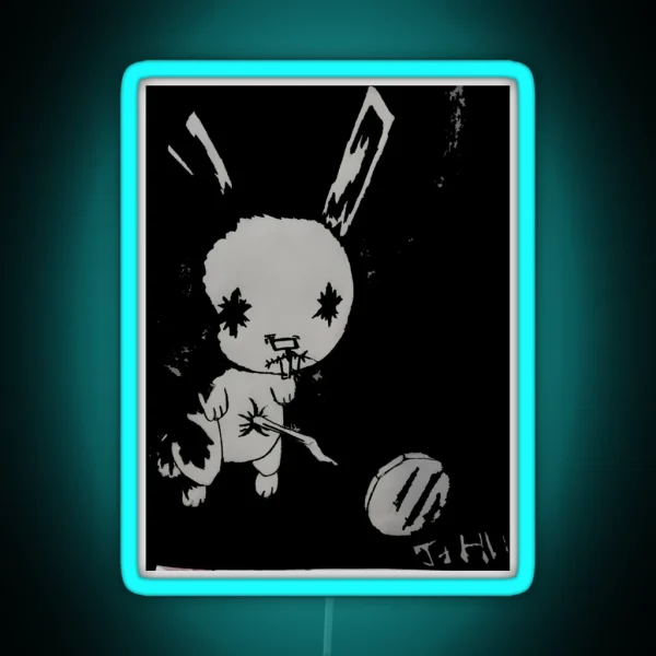Nail Bunny RGB Neon Sign
