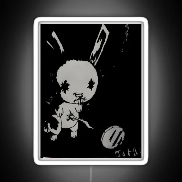 Nail Bunny RGB Neon Sign